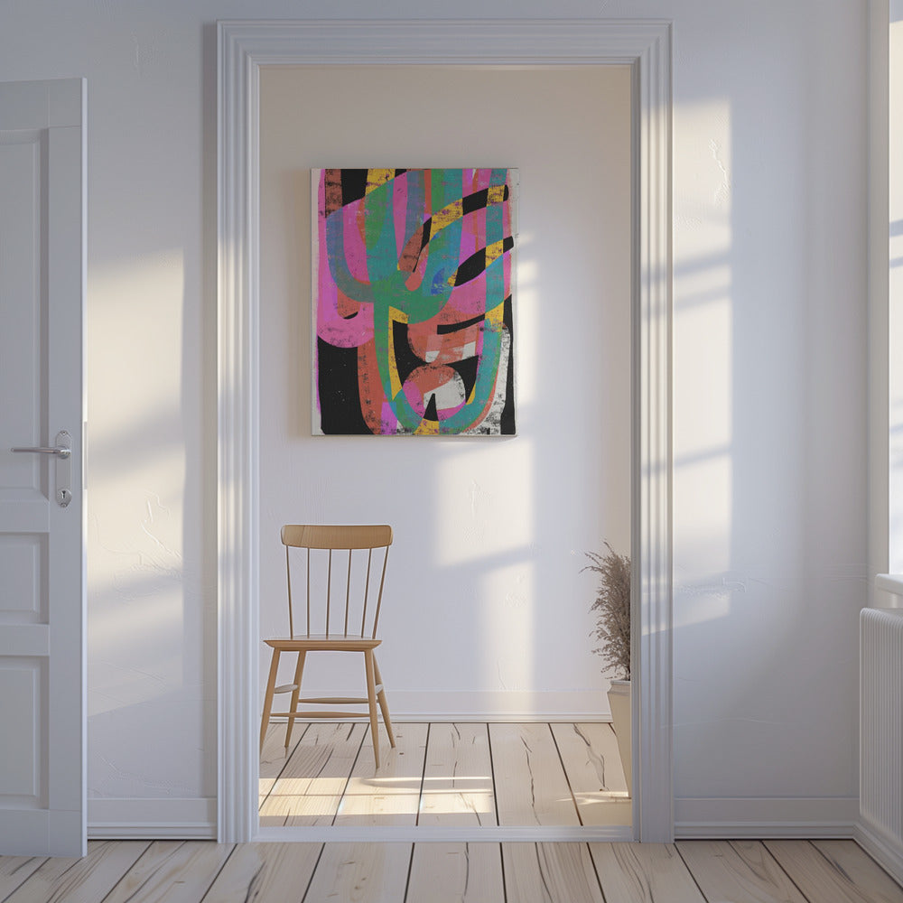 Kleurrijke Chaos | Canvas