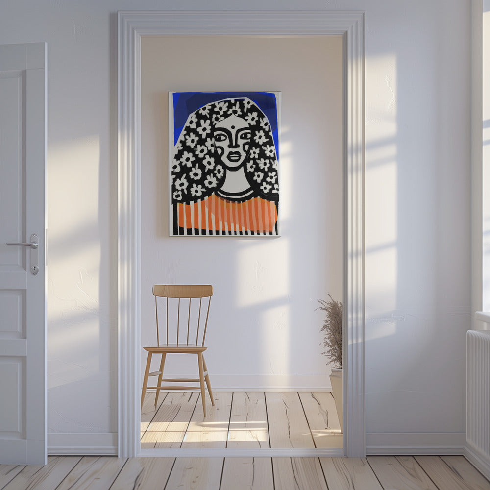 Bloemen Majesteit | Canvas