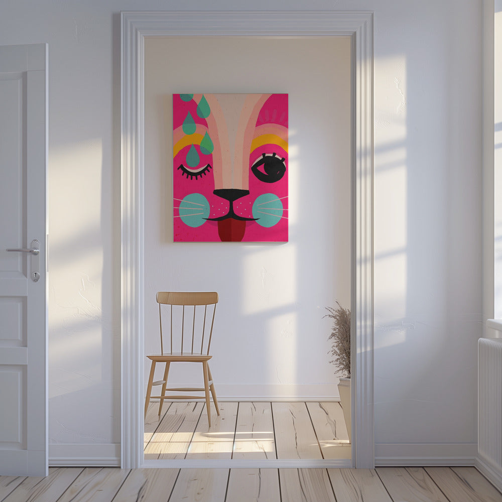 Levendige kattendromen | Canvas