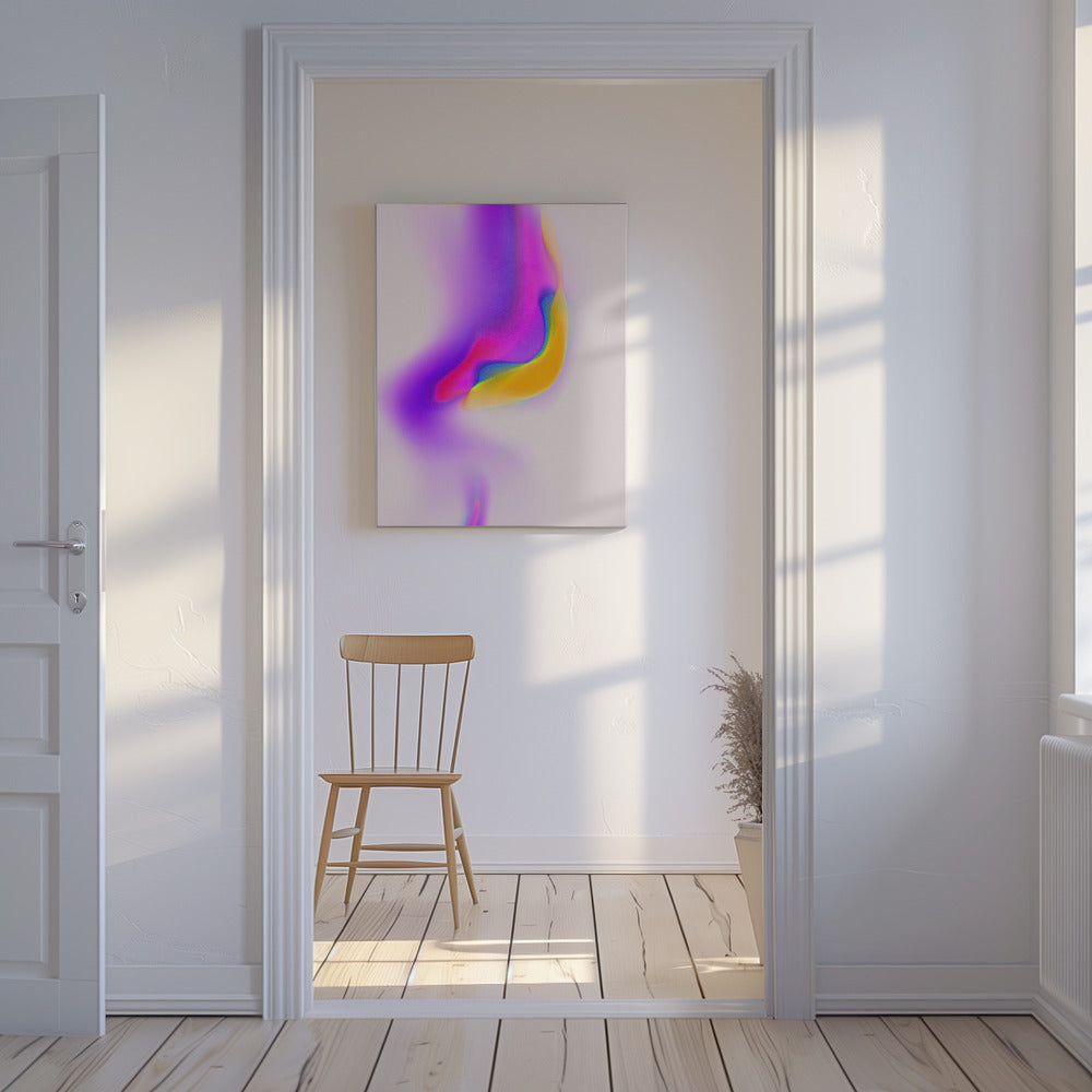 Neon Draaikolk | Canvas