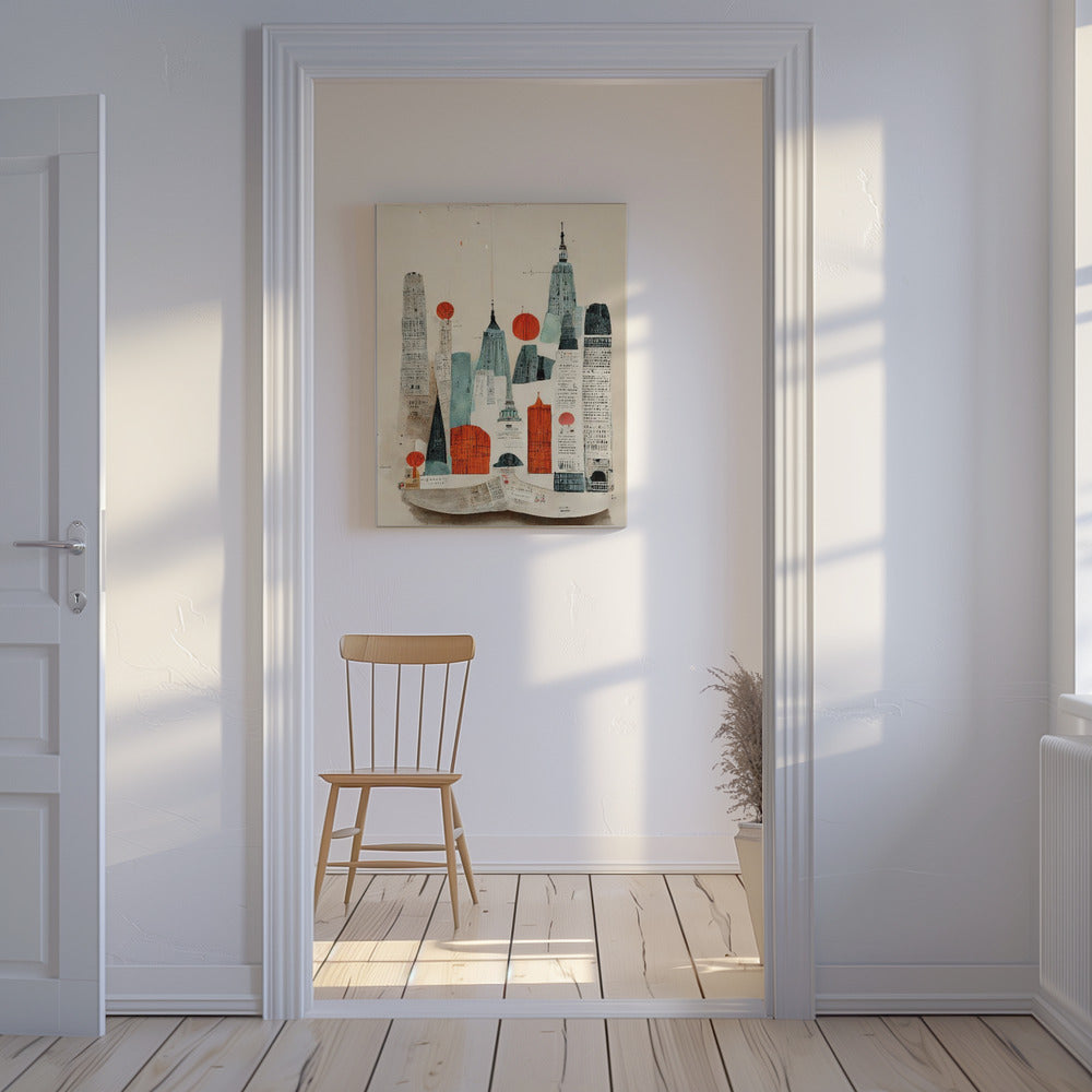 Stadsgezichtcollage | Canvas