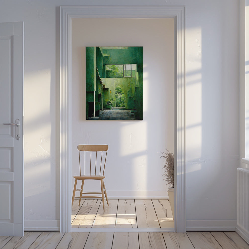 Smaragd Heiligdom | Canvas