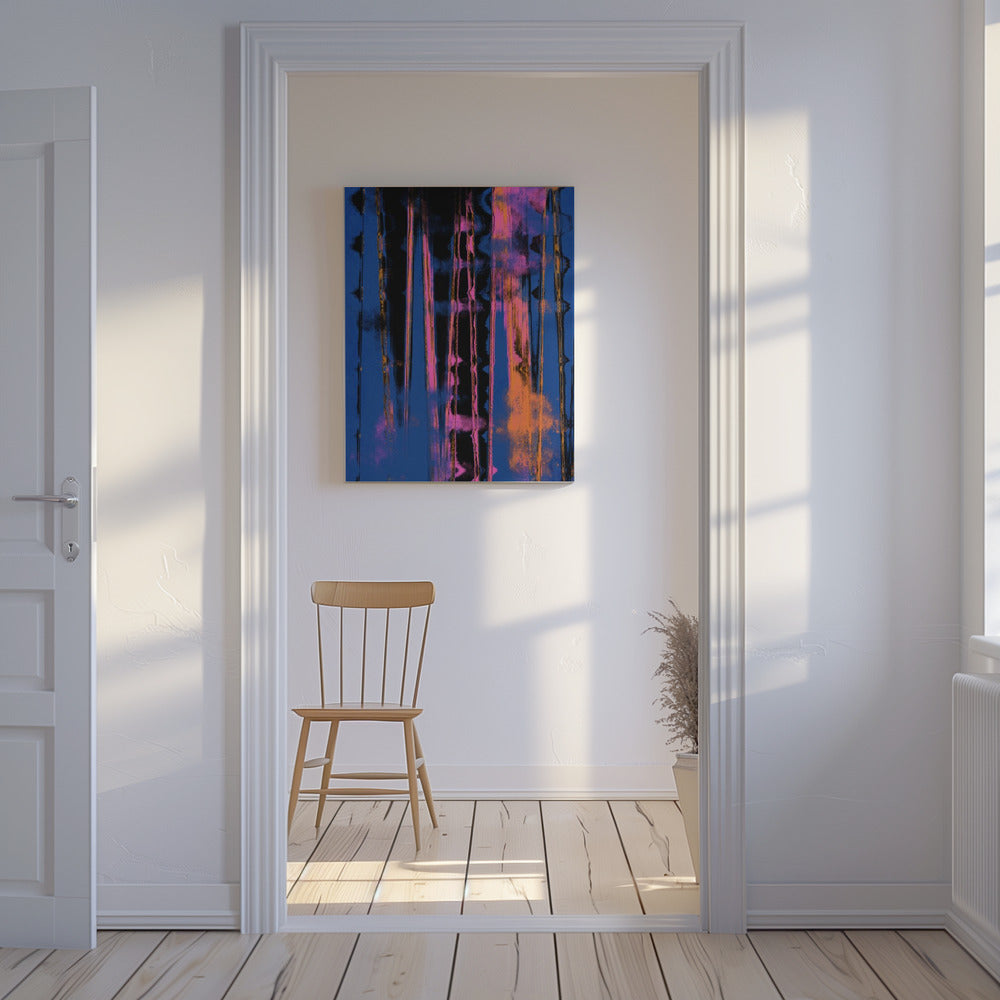 Levendige Nachtval | Canvas
