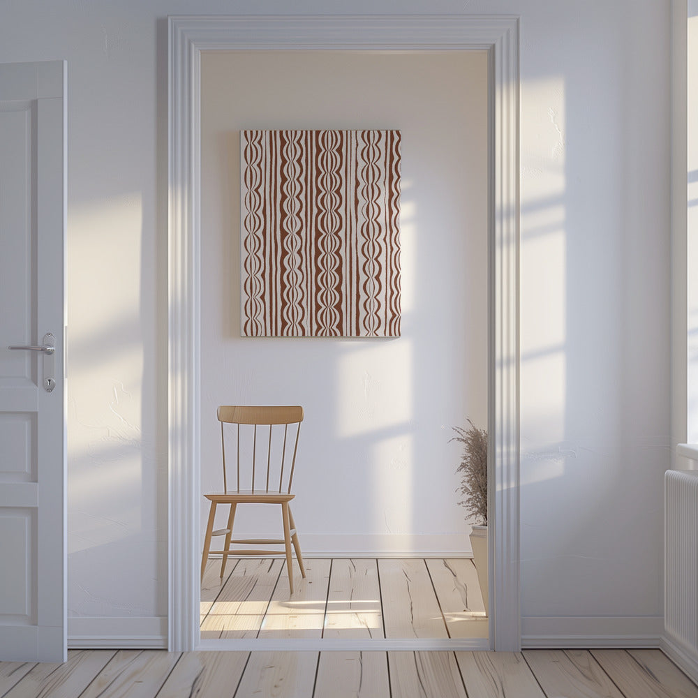 Ritmische Golven | Canvas