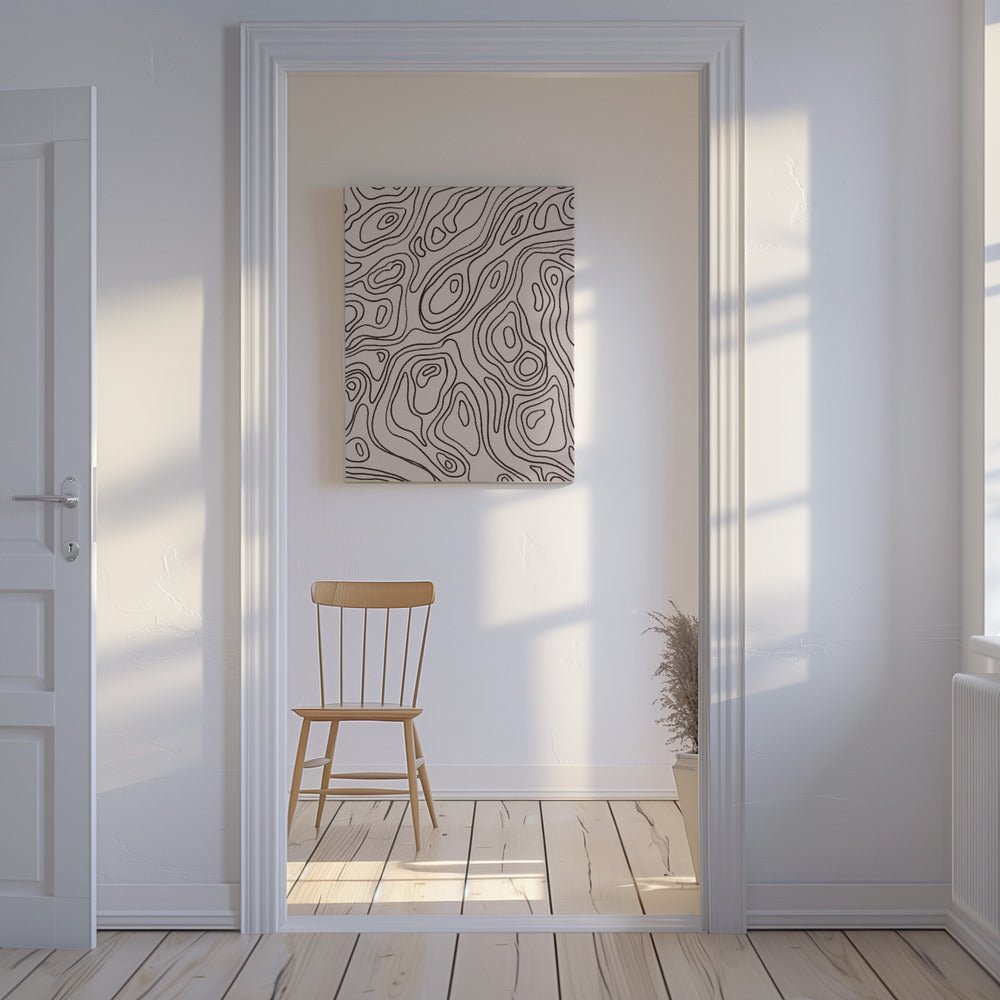 Flowing Contours | Canvas