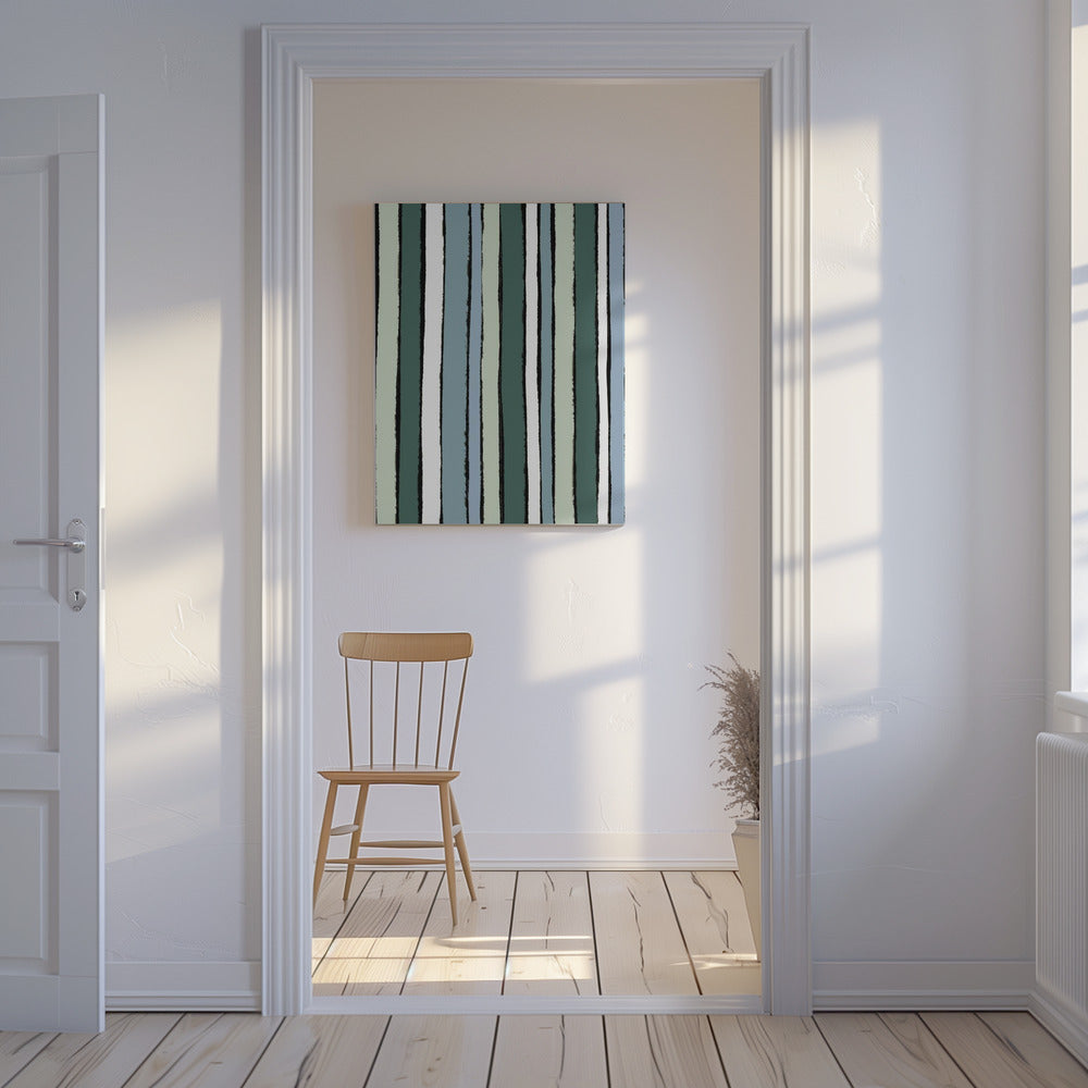 Verticale fluisteringen | Canvas