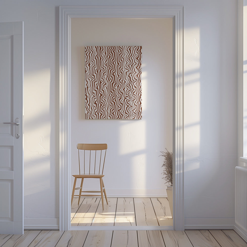 Zebragolven | Canvas