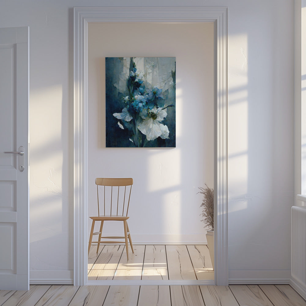 Fluisterende bloemen | Canvas