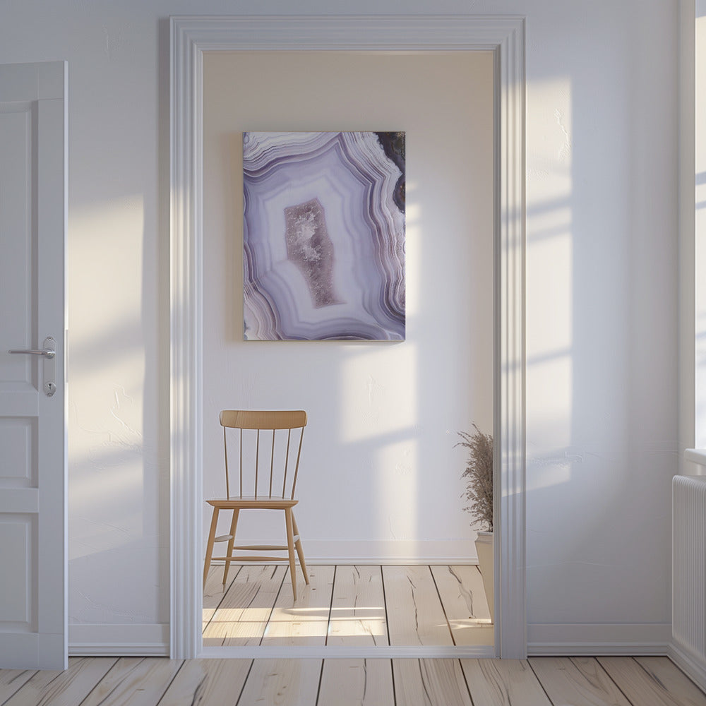 Paarse Agaat | Canvas