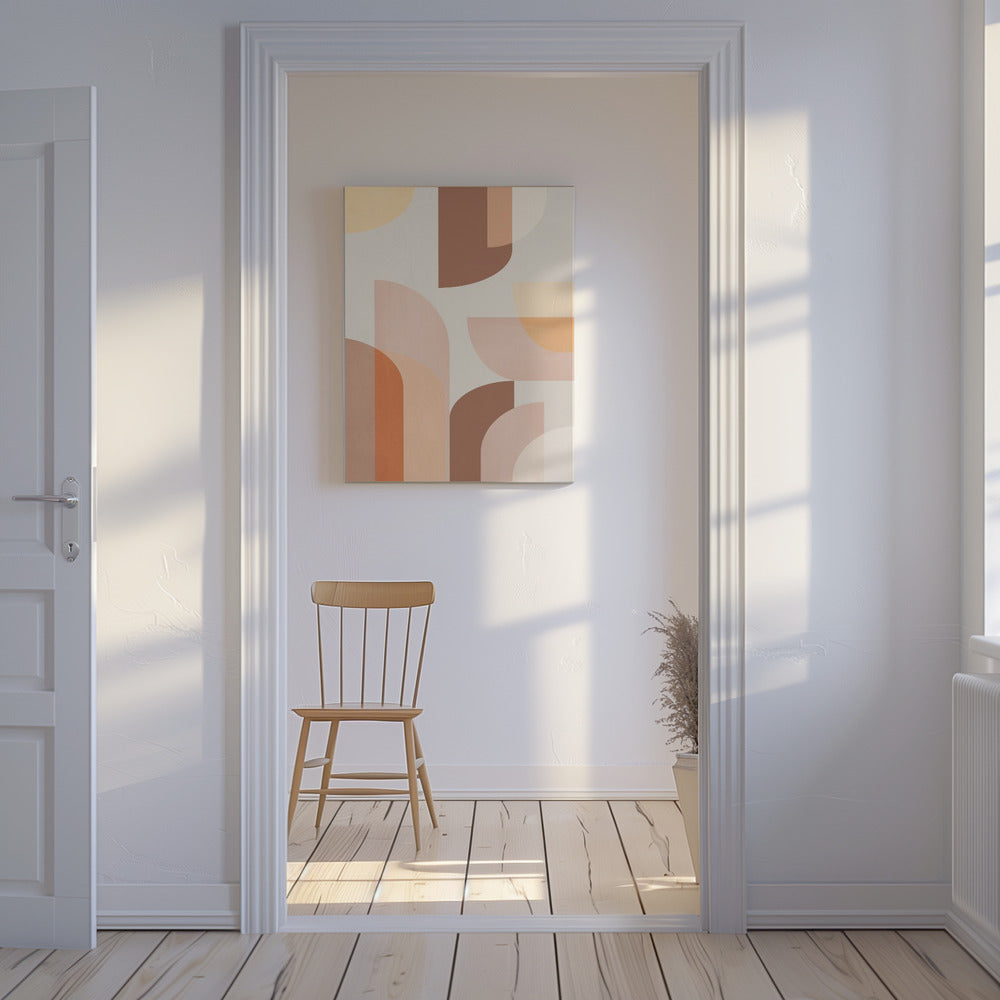 Retro Geometrisch | Canvas