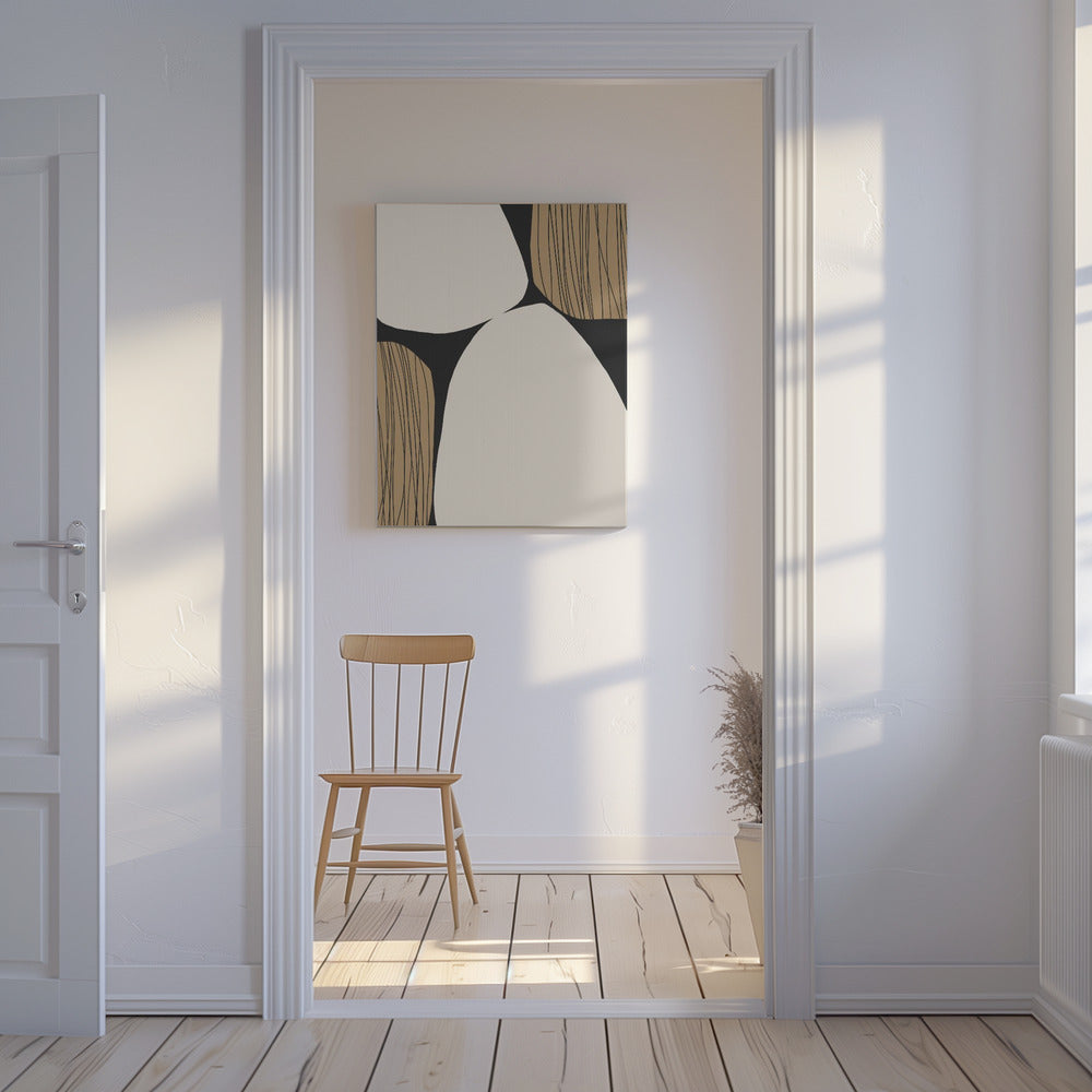 Abstracte aardtinten | Canvas