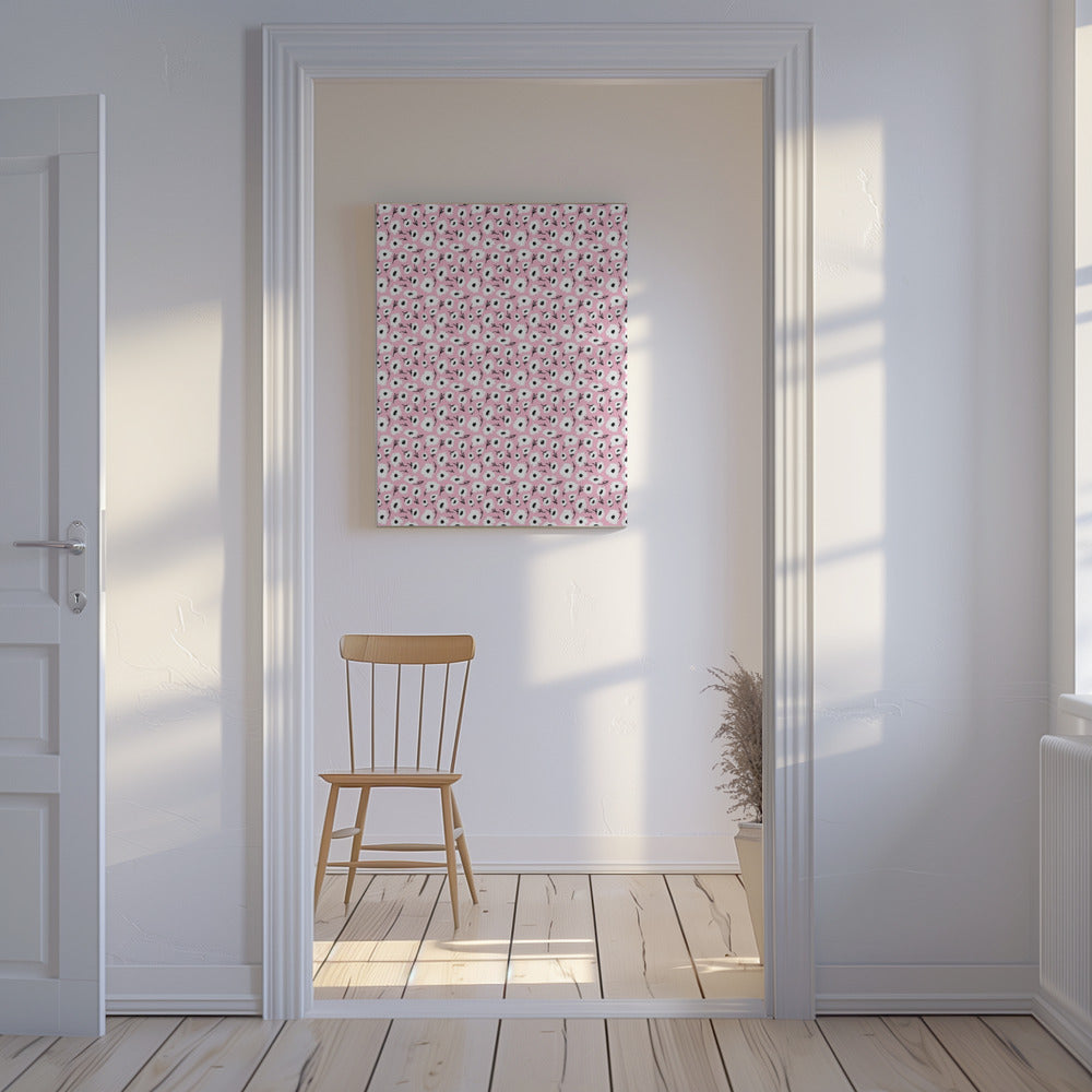 Roze Bloemblaadjes Harmonie | Canvas