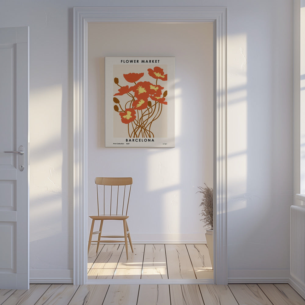 Bloemenmarkt. Barcelona | Canvas