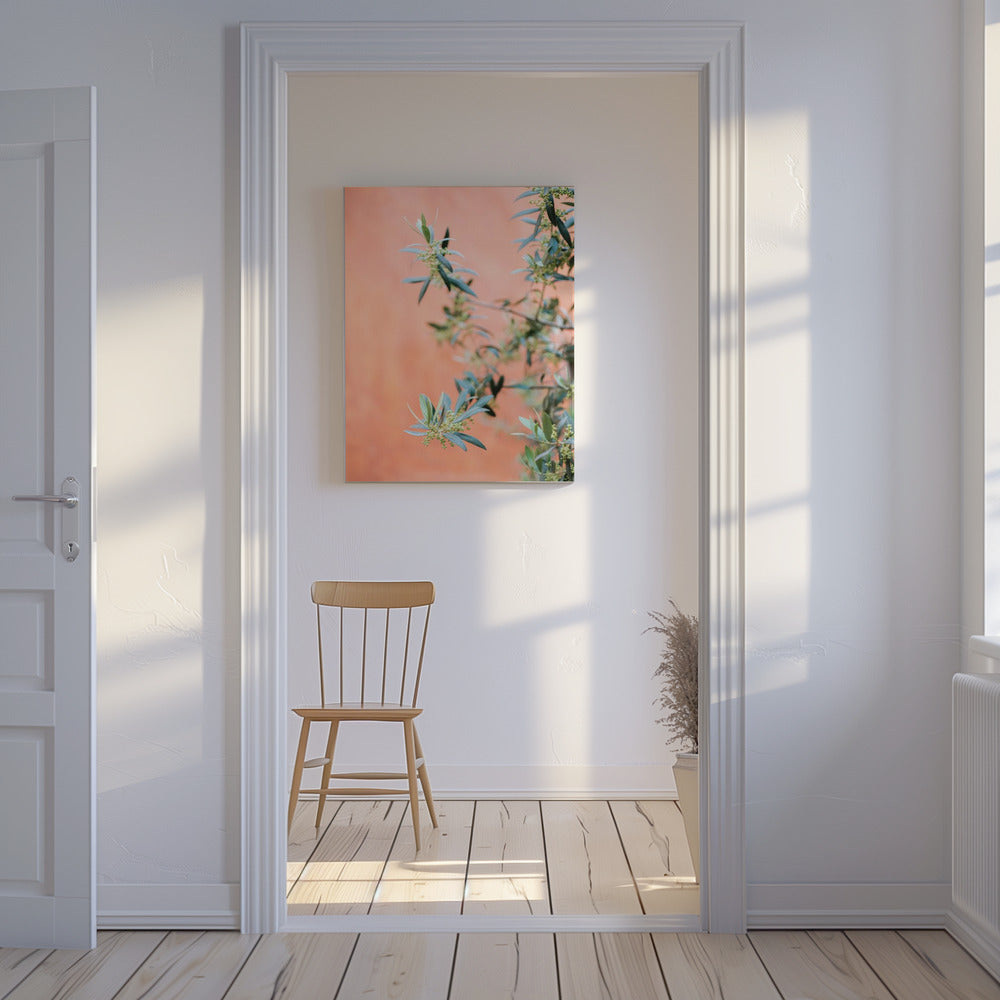Groen en koraal | Canvas