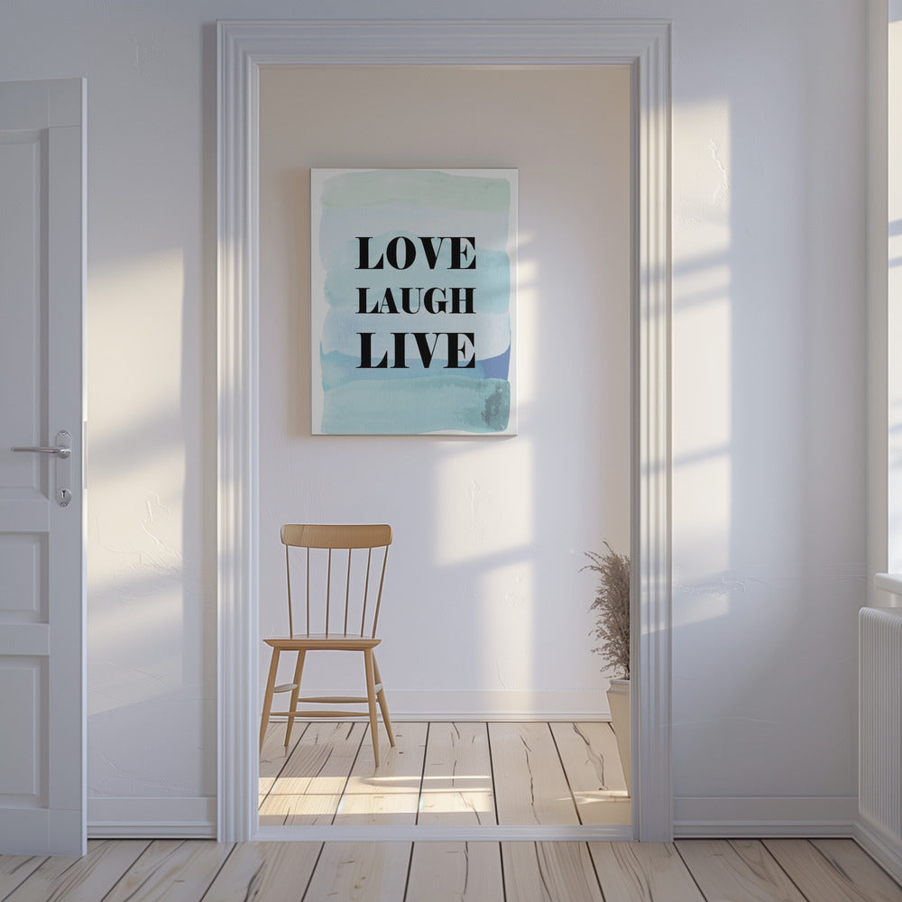 Leef altijd vreugdevol | Canvas