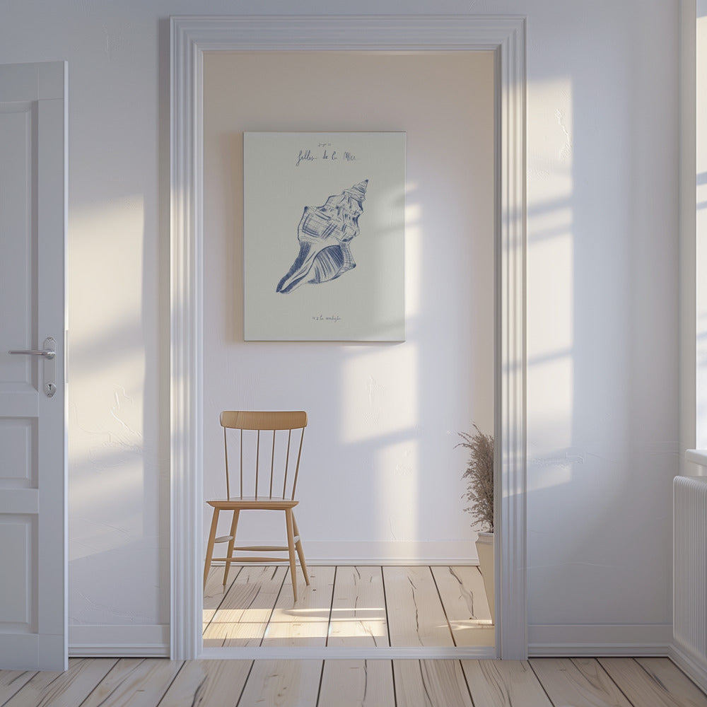 Filles de la mer n.2 - La conchiglia | Canvas