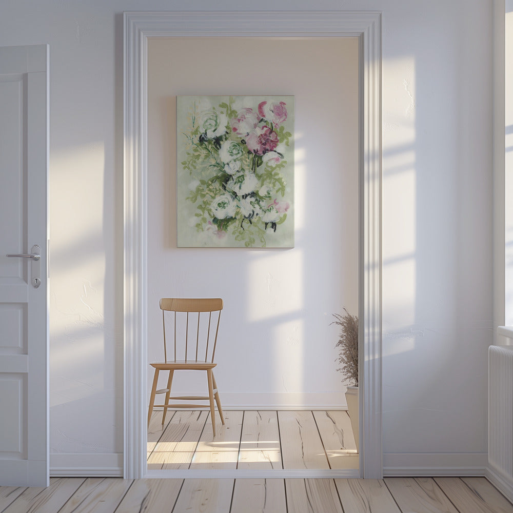 Haneul schilderachtig boeket | Canvas