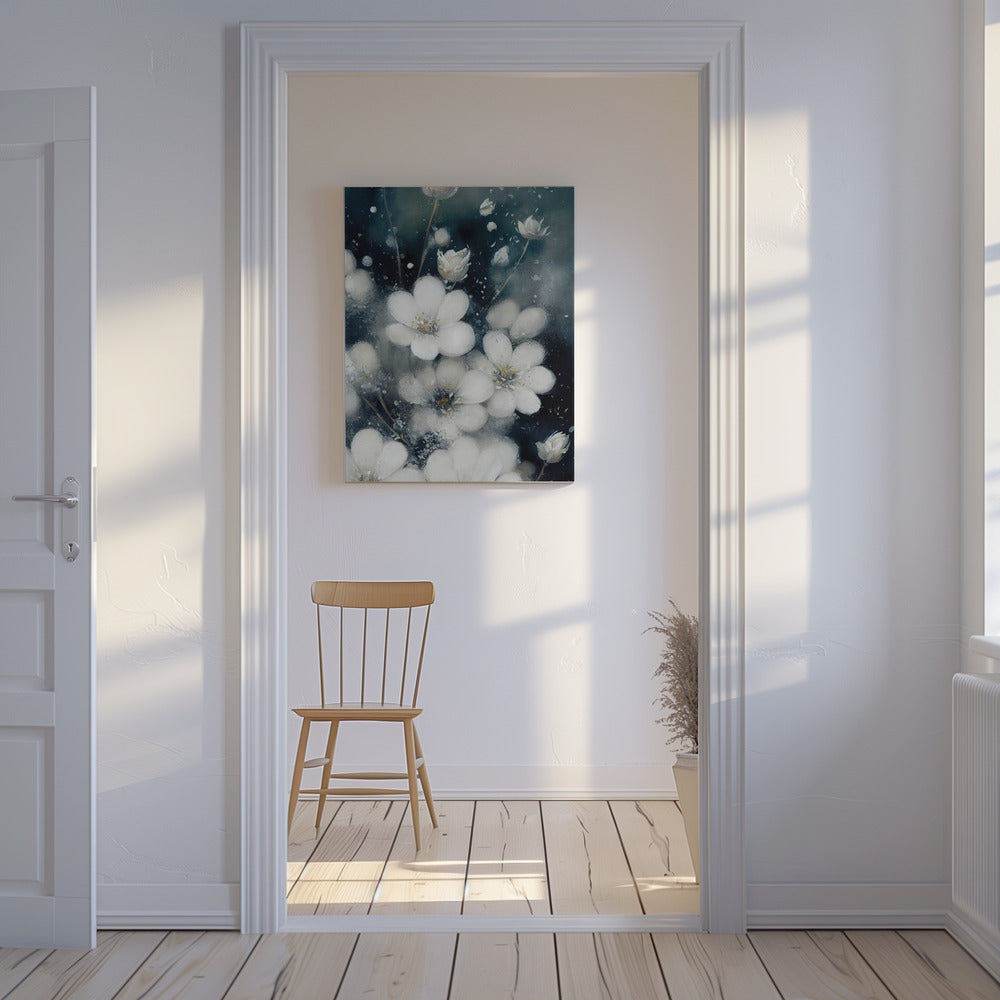 Fluisterende bloemen | Canvas