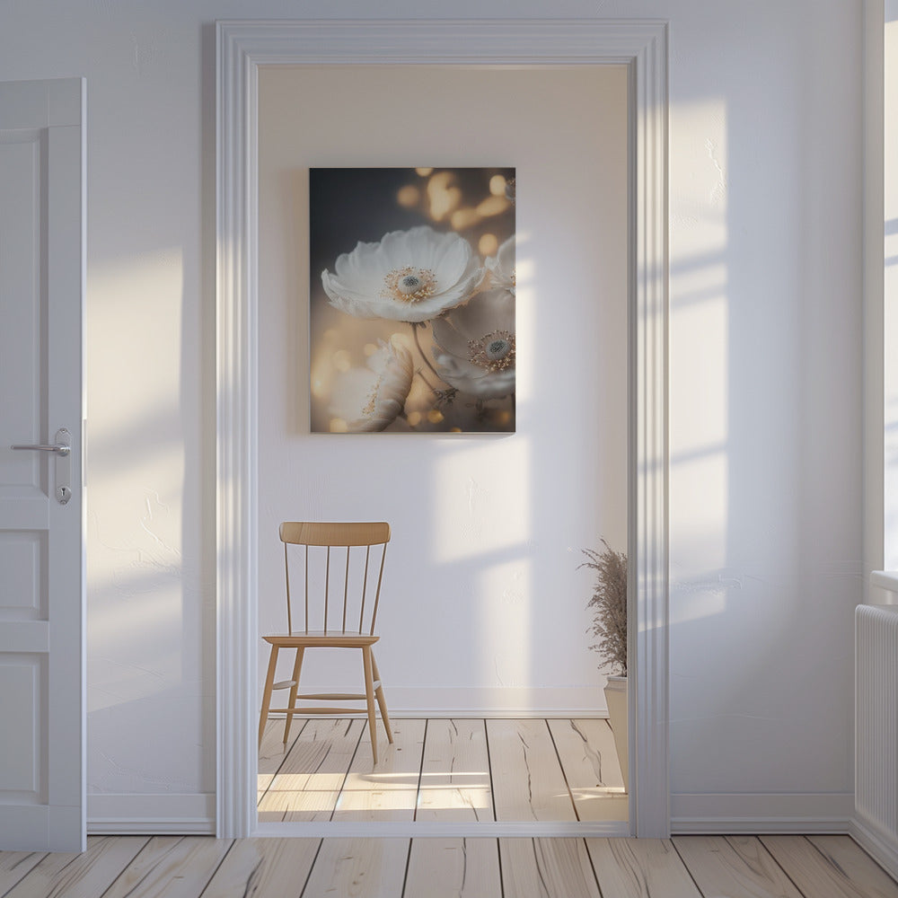 Bloemblaadjesstraling | Canvas