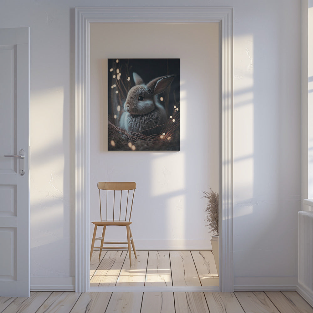 Betoverd Konijn | Canvas