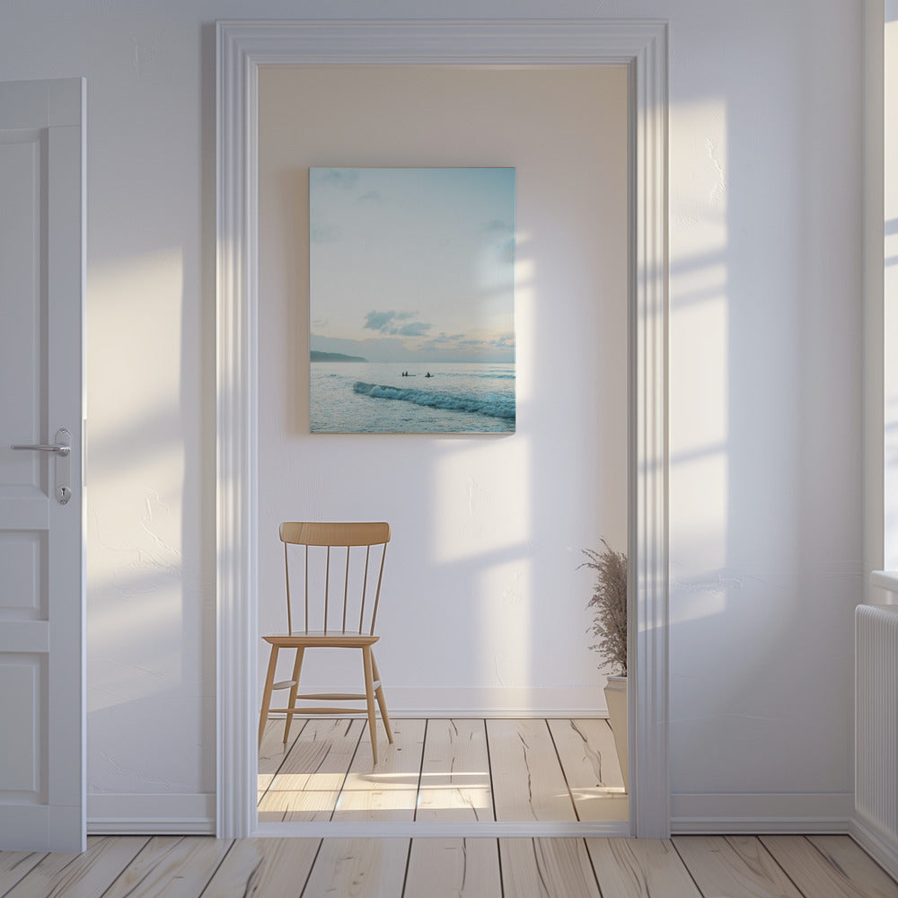 Als je board het water raakt, I | Canvas