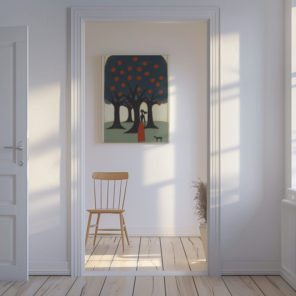 Dromerige boomgaardwandeling | Canvas