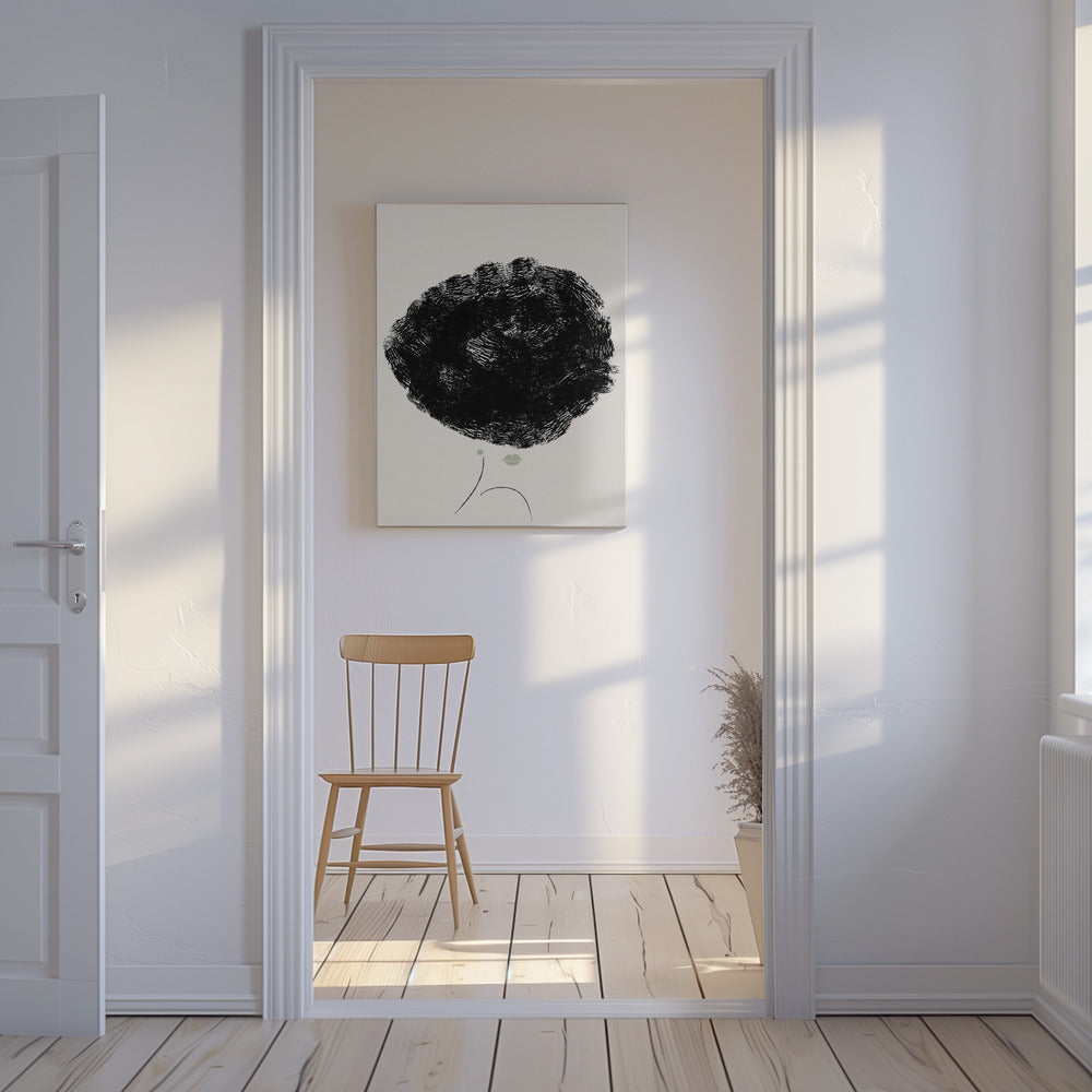 Groene Lippen | Canvas