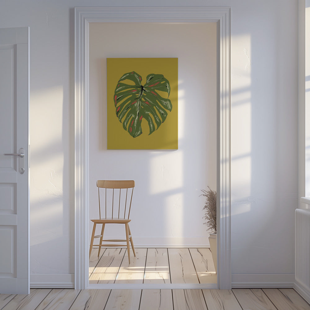Monstera Bladgroen | Canvas