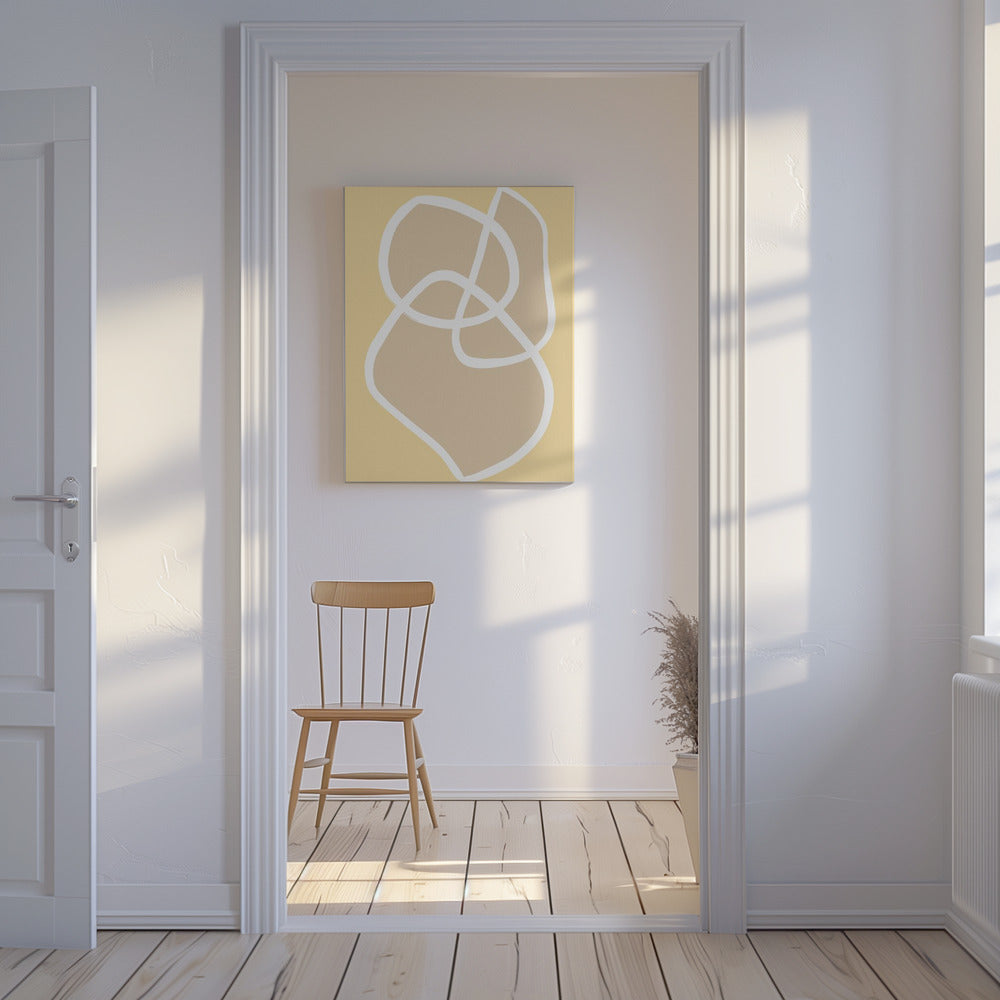 Vorm 13 Geel | Canvas