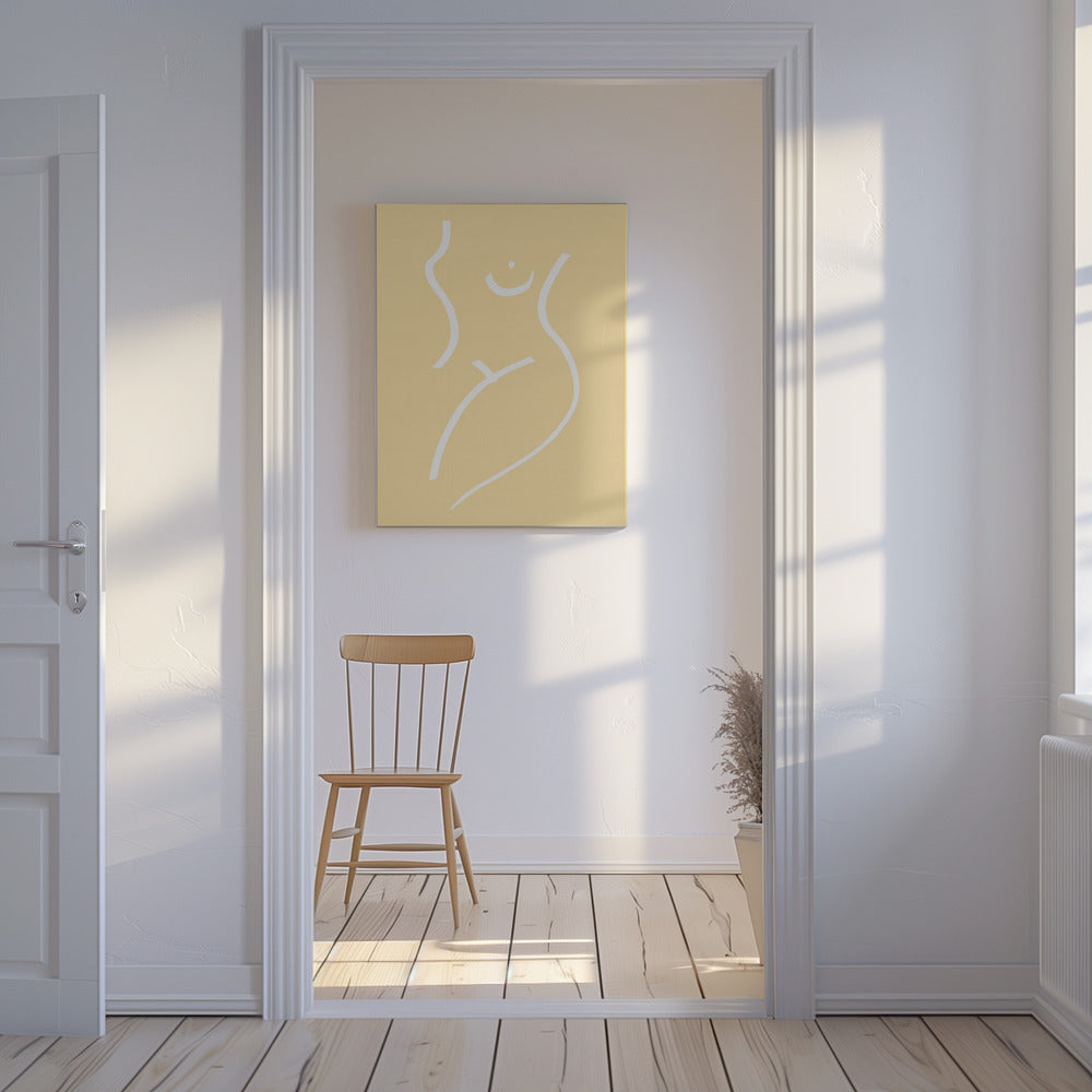 Nude Geel | Canvas