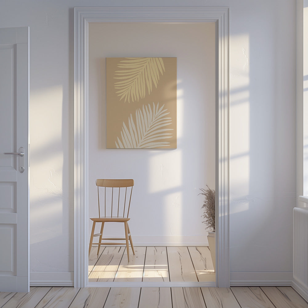 Bladeren Geel | Canvas