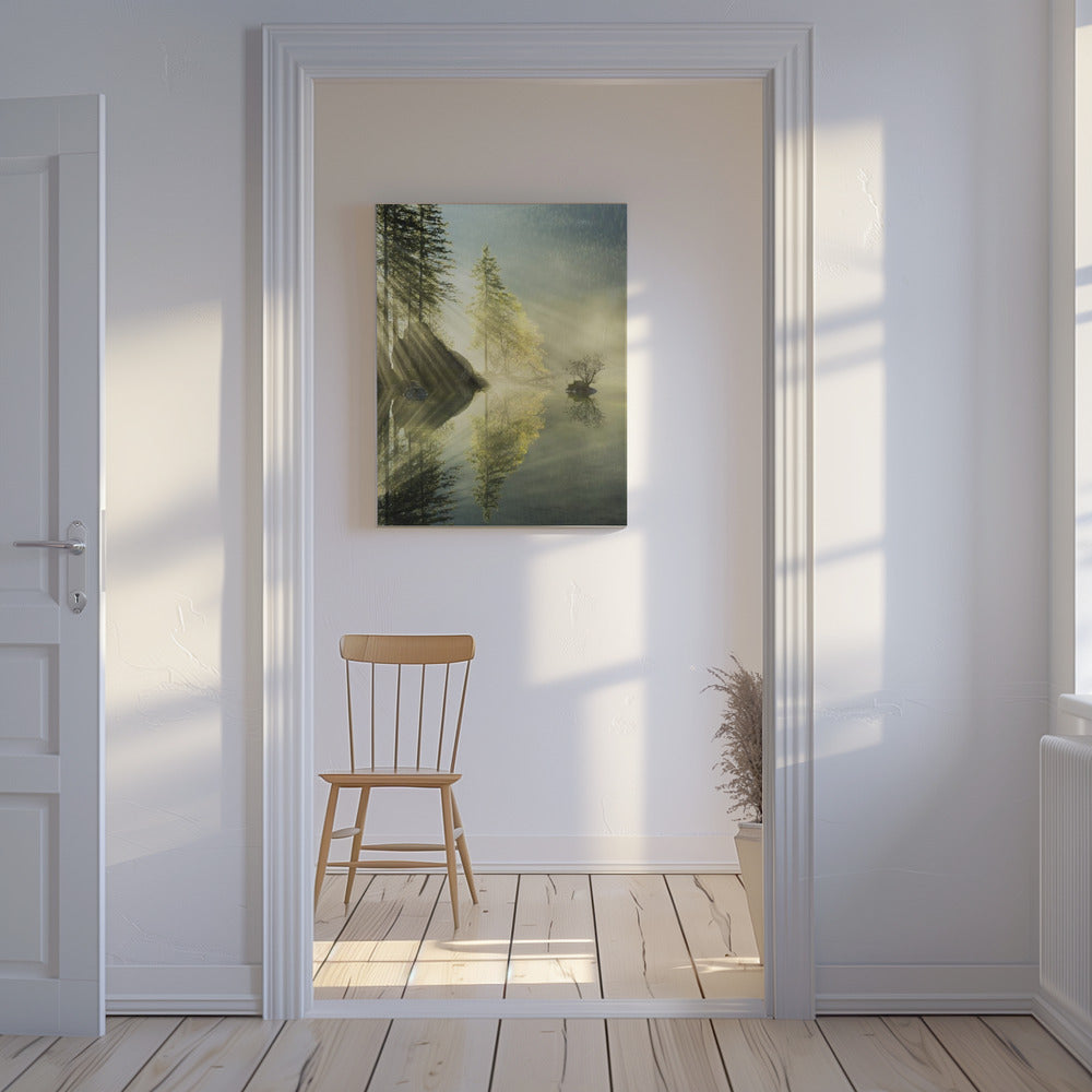 God Rays verticaal | Canvas