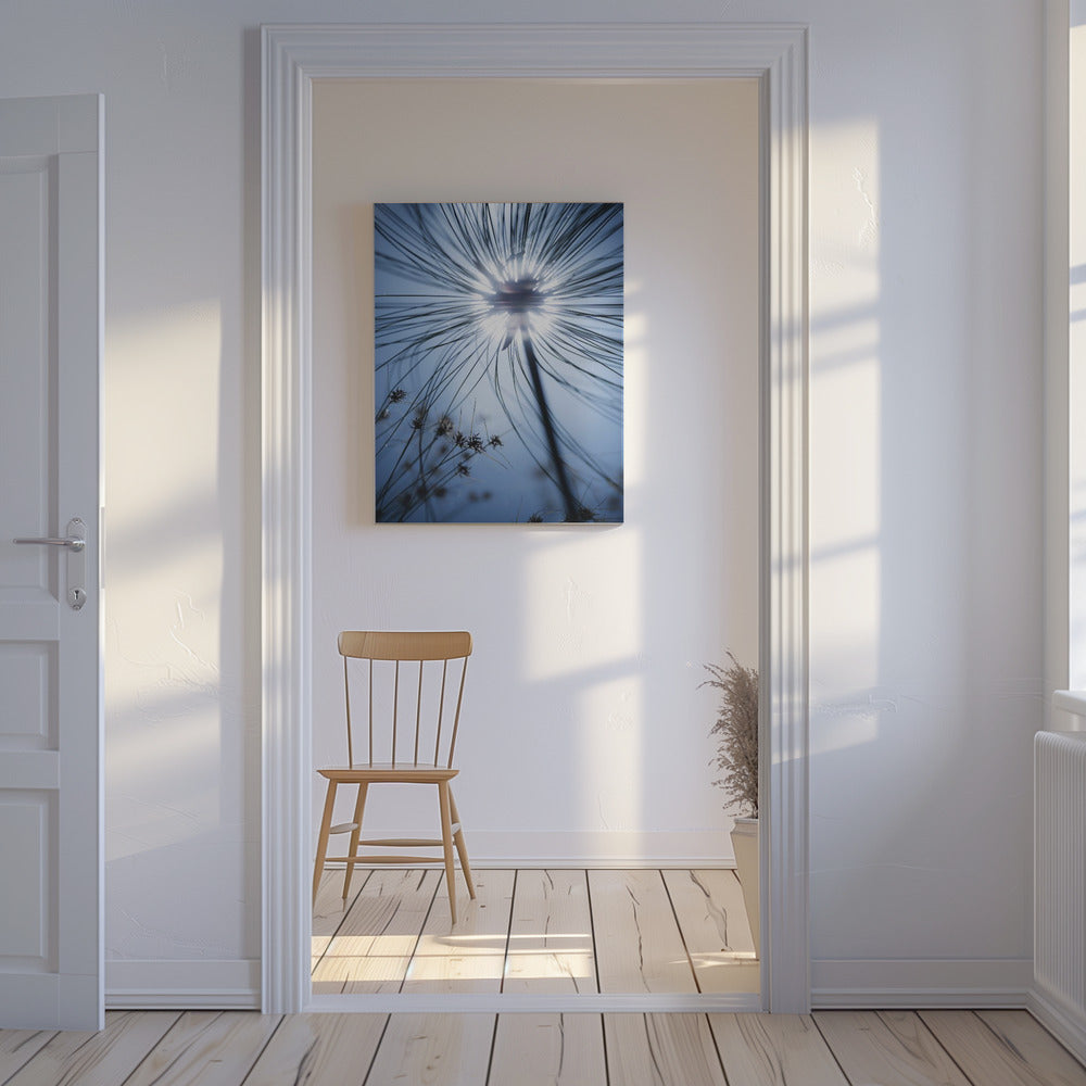 Botanisch Blauw | Canvas