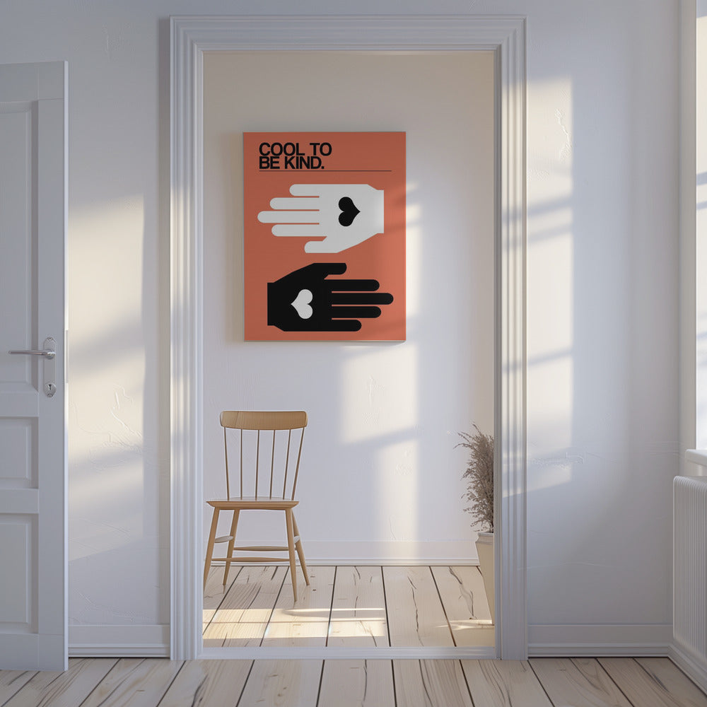 Cool To Be Kind Zalm | Canvas