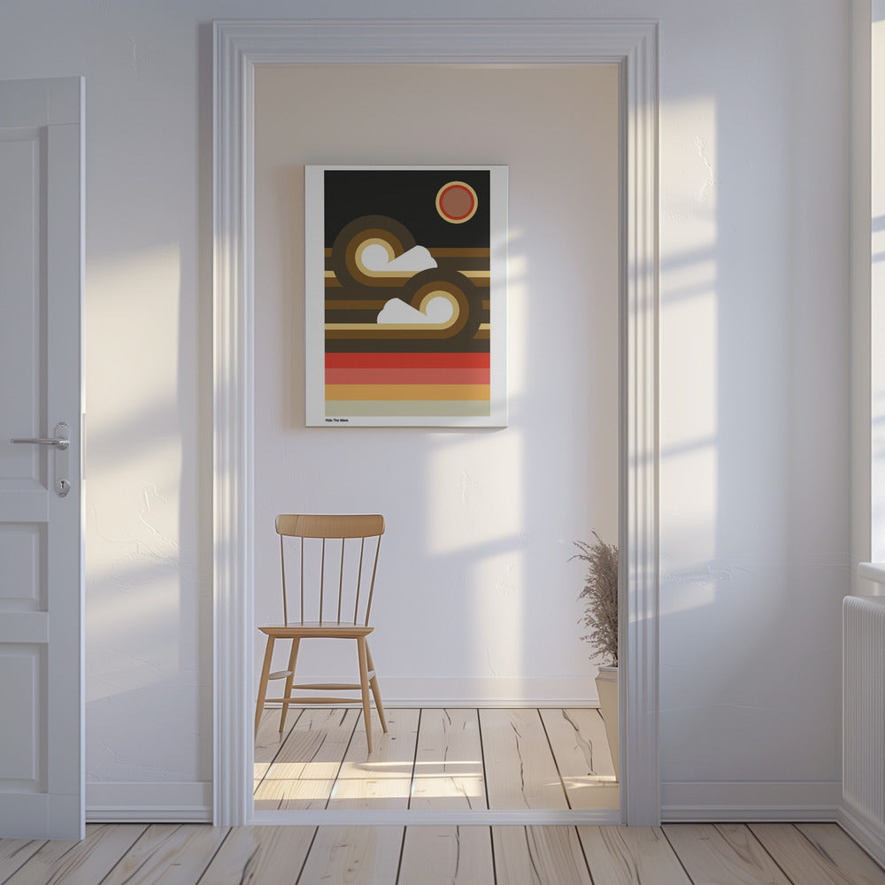 Ride The Wave Zonsondergang | Canvas
