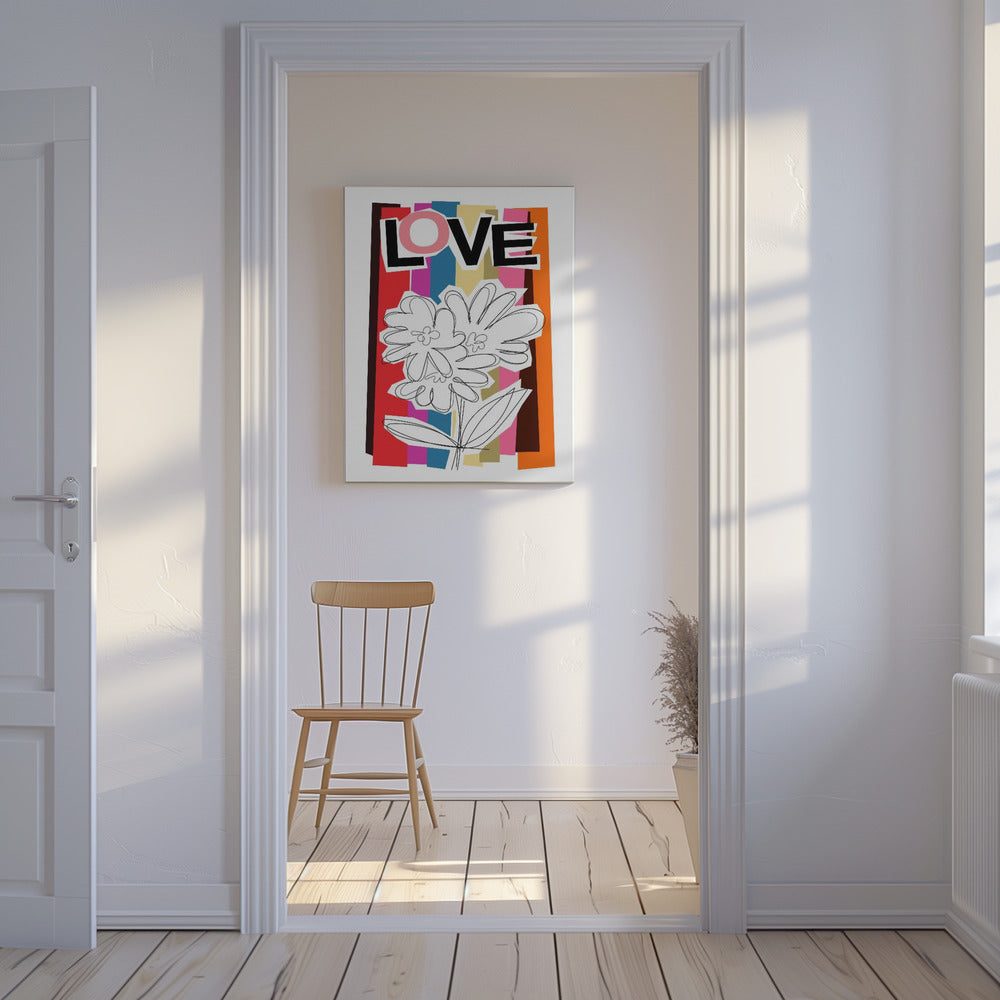 Krabbelbloem Zomerfruit | Canvas