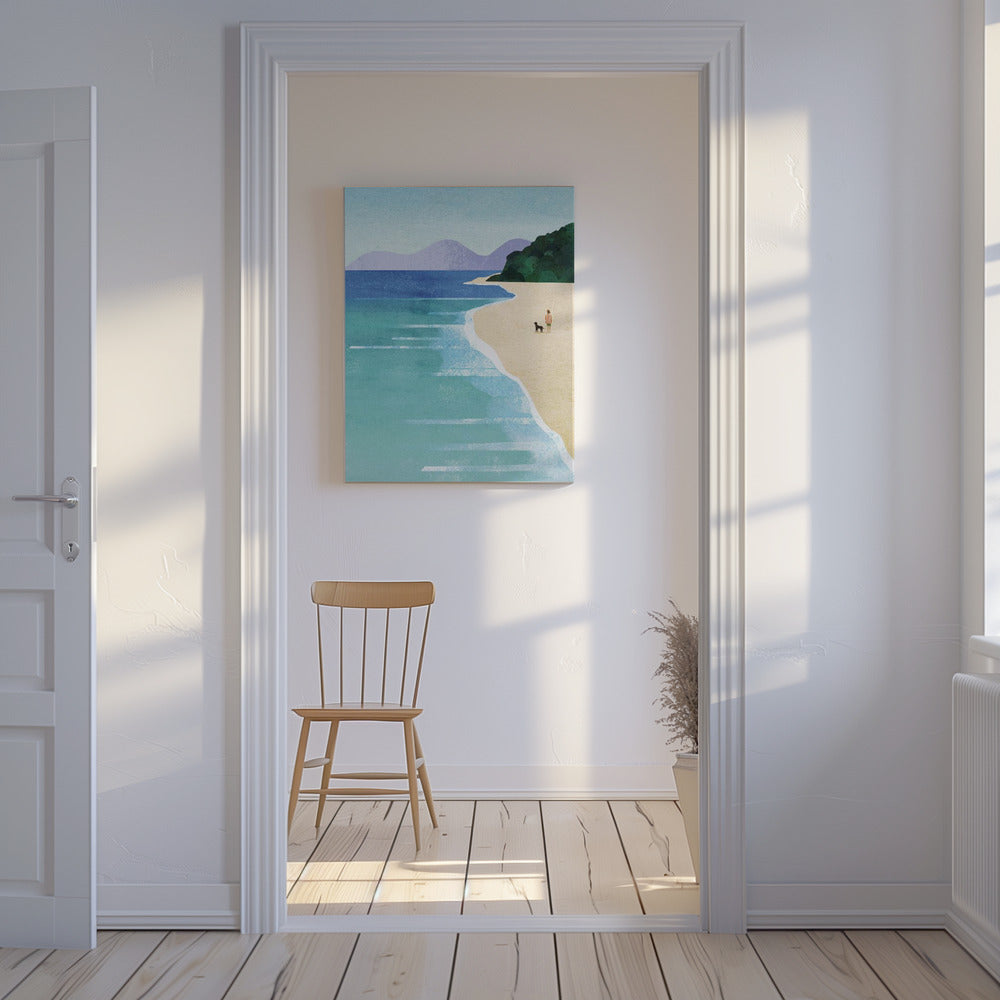 Strandmeisje iii | Canvas