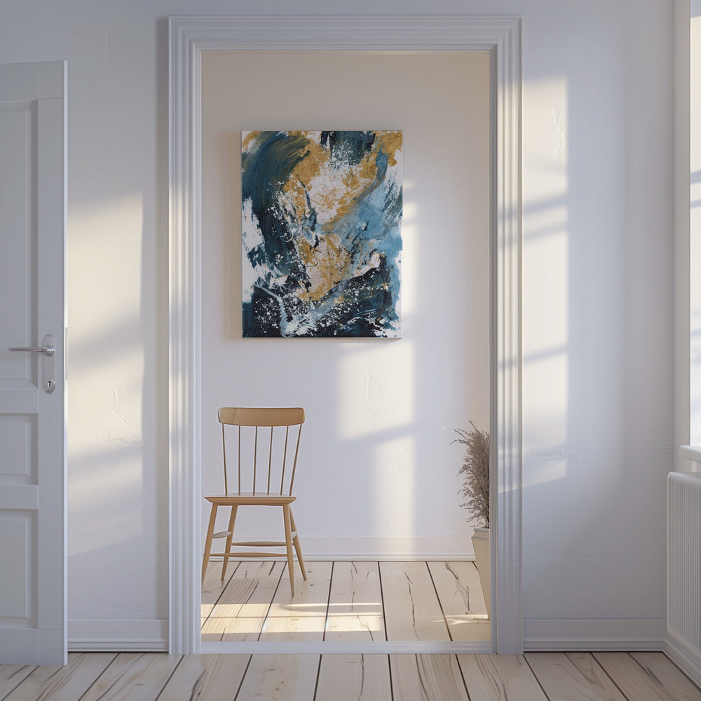 Gouden Zee | Canvas