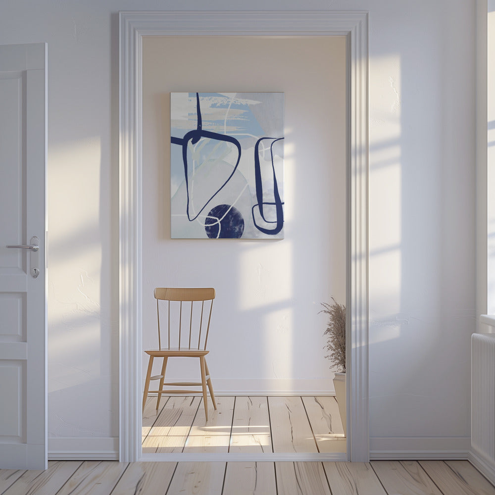 Lines of Blue-1 | Canvas