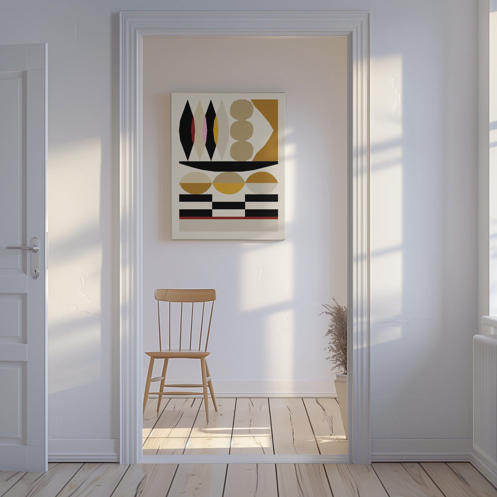 Abstracte compositie 25 | Canvas