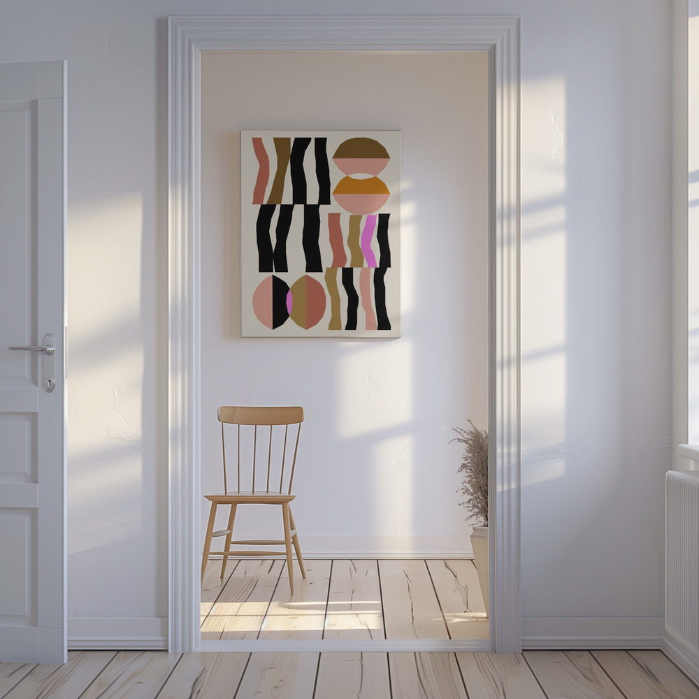 Abstracte compositie 26 | Canvas