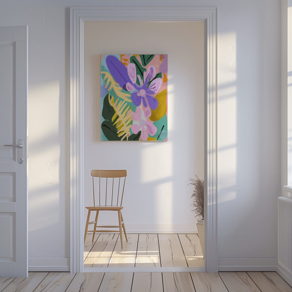 Floral Whimsy Burst | Canvas