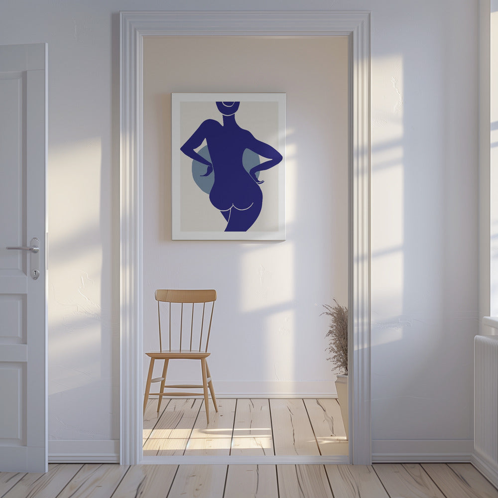 Vrouw Blauw | Canvas