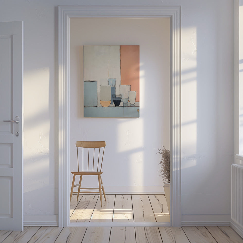 Pastel Sereniteit | Canvas