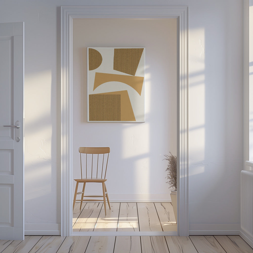 Gebogen Harmonie | Canvas