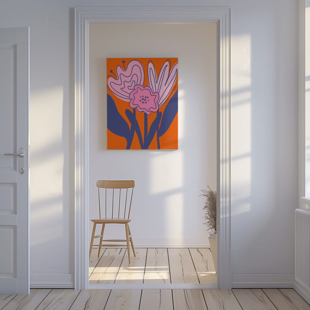 Gedurfde bloemenelegantie | Canvas
