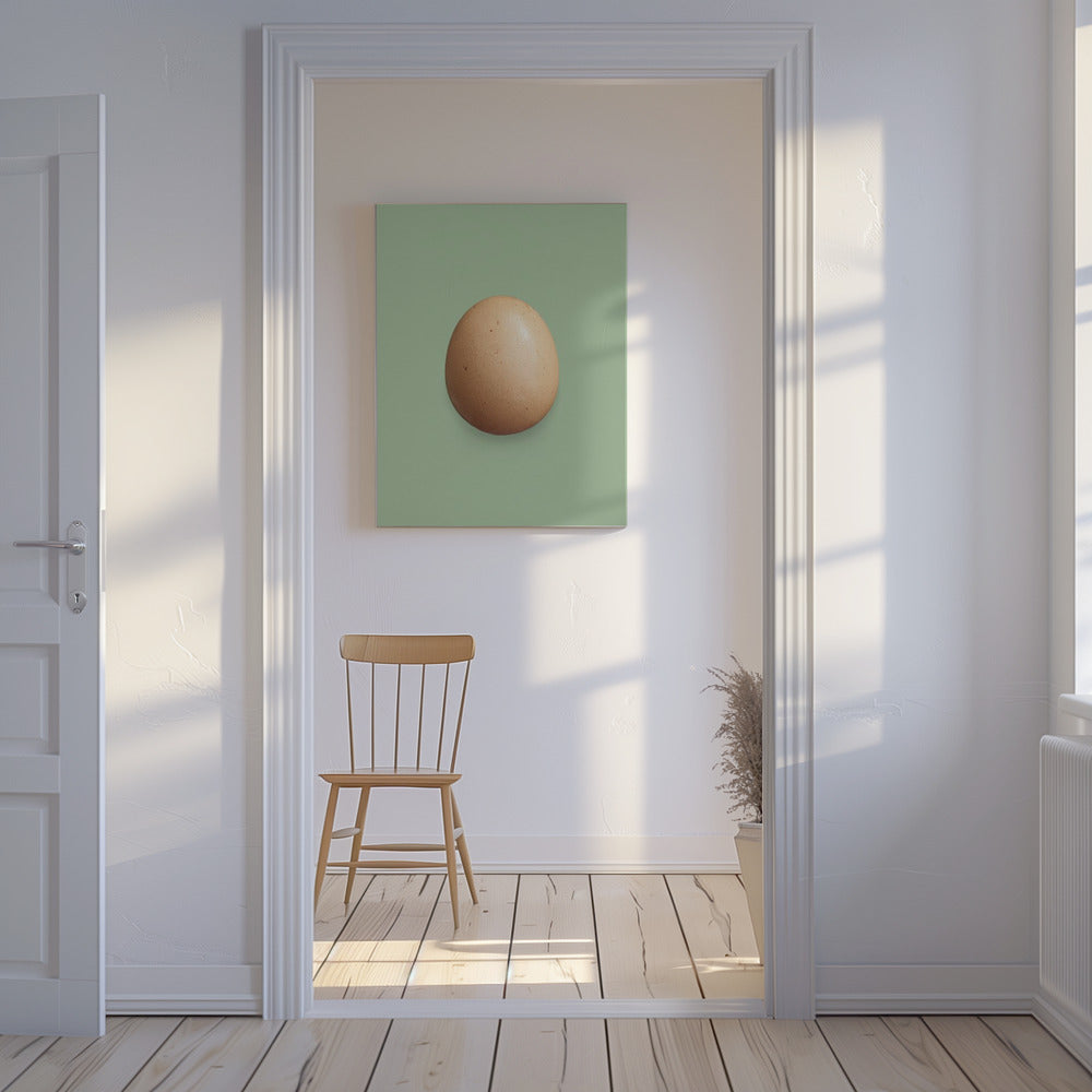 Gewoon een ei Hoofd | Canvas