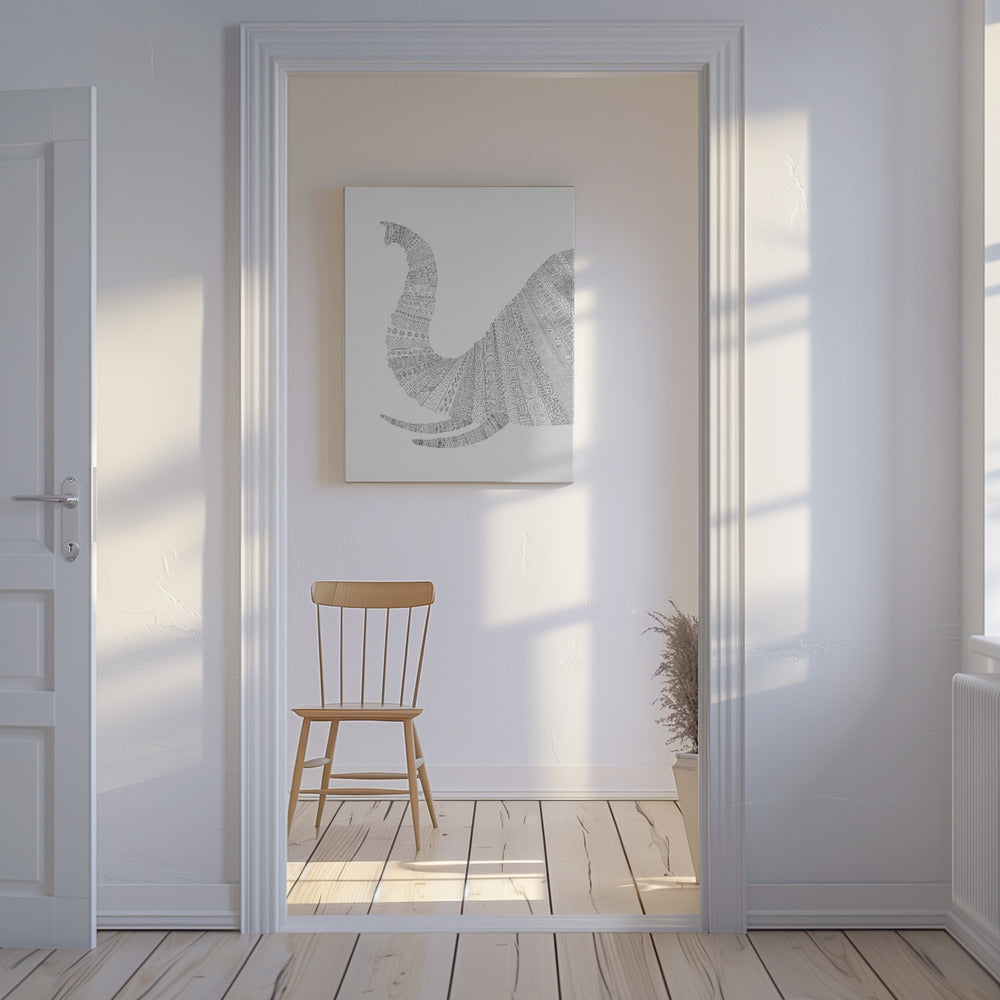 Olifant nr. 5 | Canvas