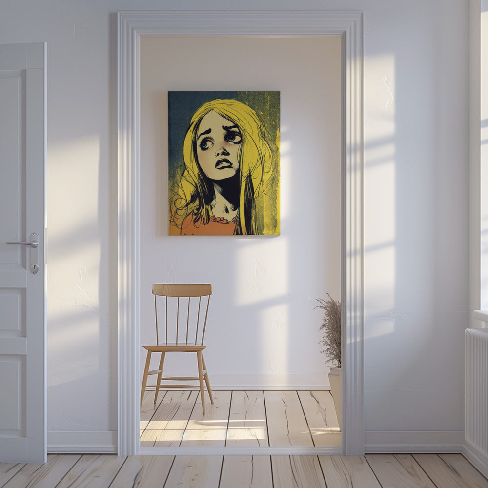 Verloren in gedachten | Canvas