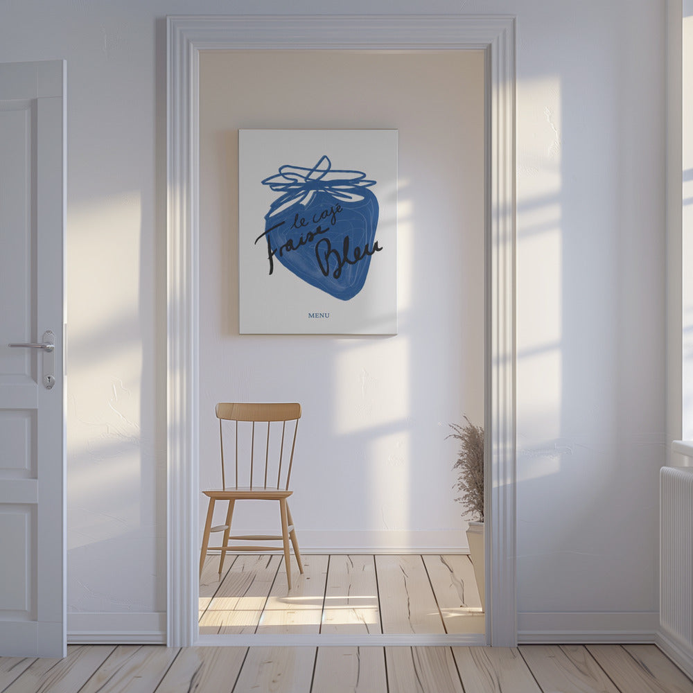 Blauwe bessengenot | Canvas